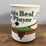 Hornsea Pottery "The World's Best Snooker Player" Mug