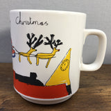 Hornsea Pottery Christmas Mug 1981