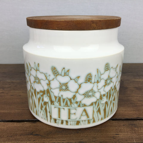 Hornsea Fleur Green Small Tea Storage Jar