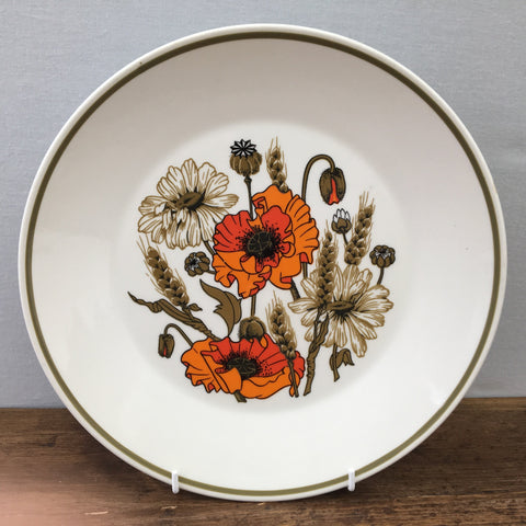 J & G Meakin Poppy Dinner Plate (Wide Rim)