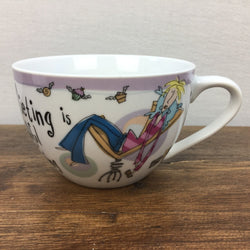 Johnson Bros Born To Shop Breakfast Cup - Dieting is wishful thinking