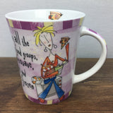 Johnson Brothers Born To Shop Mug - I eat all the main food groups