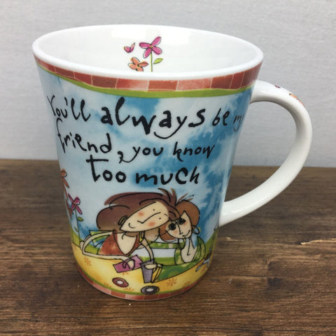Johnson Brothers Born To Shop Mug - You'll always be my friend