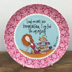 Johnson Brothers Born To Shop Plate - Lead me not into temptation...