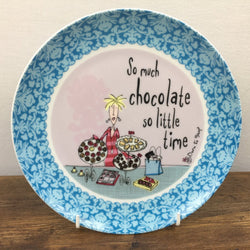 Johnson Bros Born To Shop Plate - So much chocolate, so little time