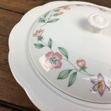 Johnson Bros Floral Covered Vegetable Dish