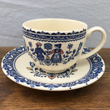 Johnson Bros Hearts & Flowers Tea Cup & Saucer