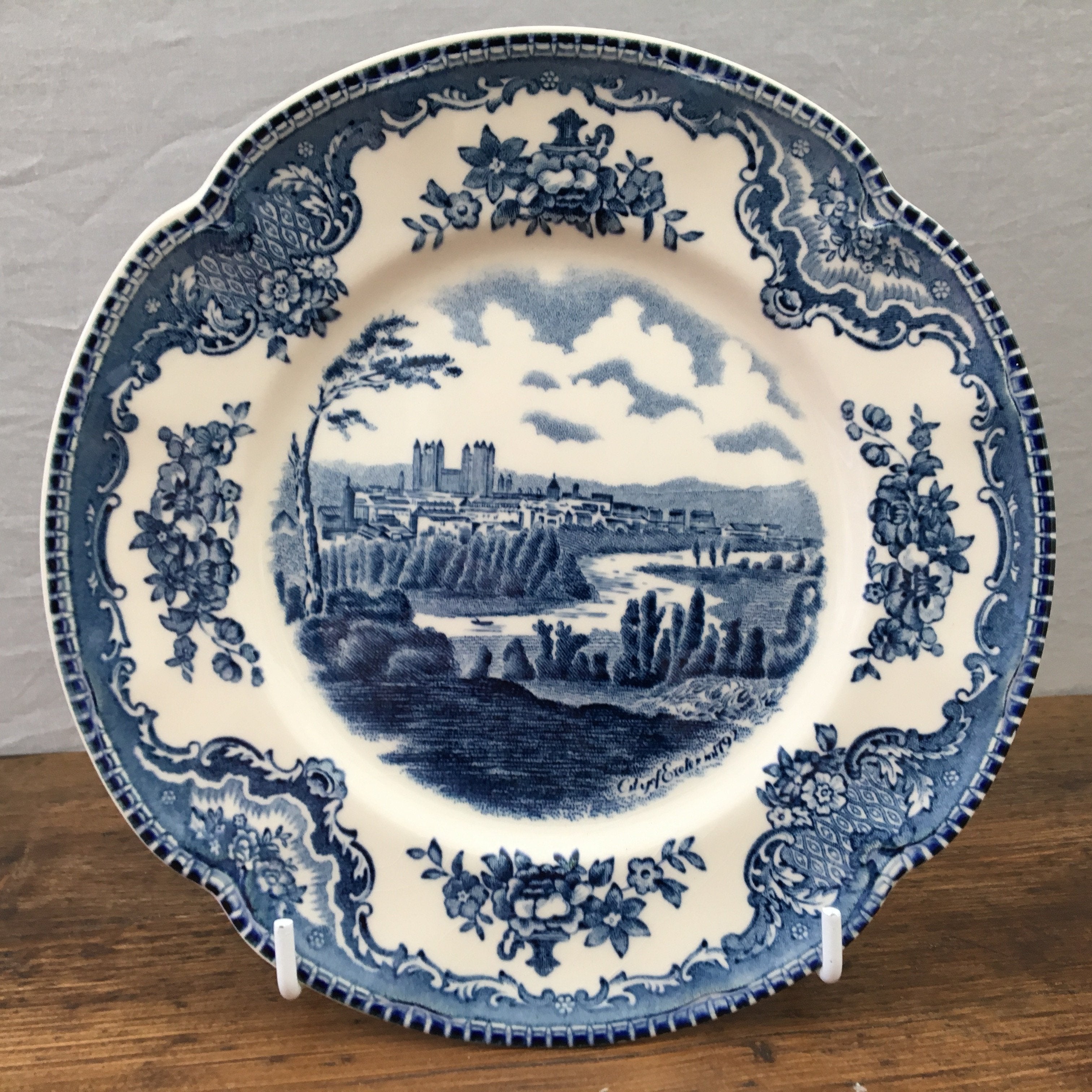 Johnson brothers old britain castles blue shop