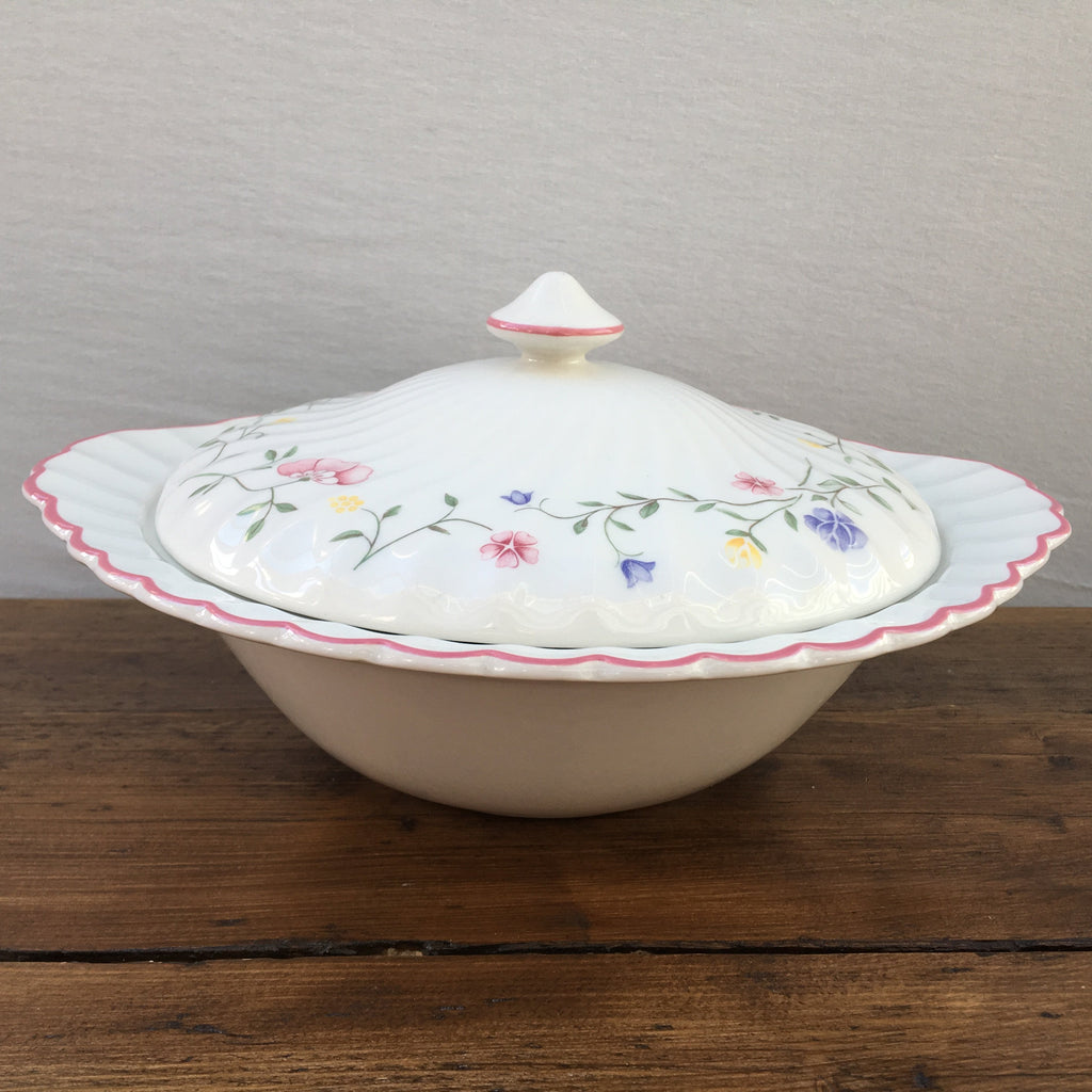 Johnson Bros "Summer Chintz" Lidded Serving Dish MrPottery