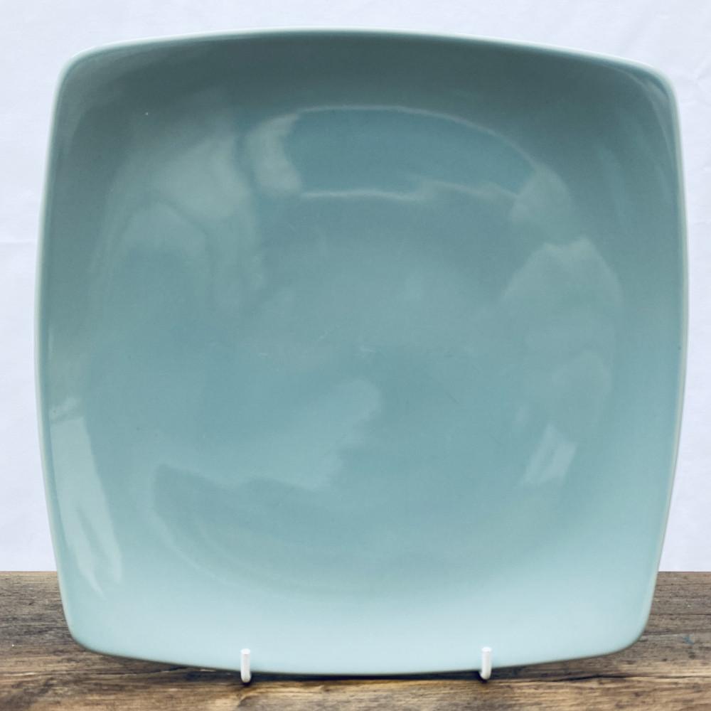 M & S "Andante" Dinner Plate, Square, Duck Egg Blue MrPottery