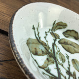 Midwinter Green Leaves Dessert Bowl