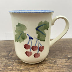 Poole Pottery Dorset Fruit Cherry Mug, Swan Neck Handle