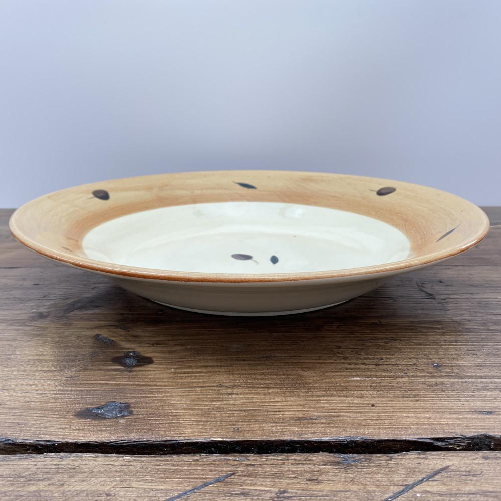 Poole Pottery "Fresco" Large Shallow Serving Bowl (Terracotta) MrPottery