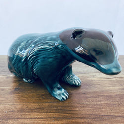Poole Pottery Blue Dolphin Glaze Badger