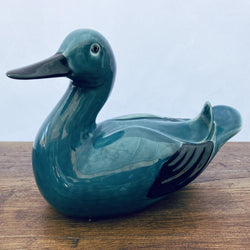 Poole Pottery Blue Dolphin Glaze Mallard Duck