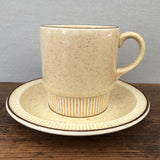 Poole Pottery Broadstone Tea Cup & Saucer