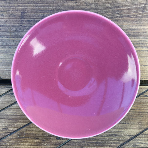 Poole Pottery Cameo Heather Rose Demitasse Coffee Saucer
