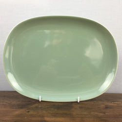 Poole Pottery Celadon Oblong Platter, 11.25"