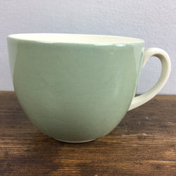 Poole Pottery Celadon rounded breakfast cup (Streamline)