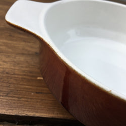 Poole Pottery Chestnut Lugged Soup Bowl