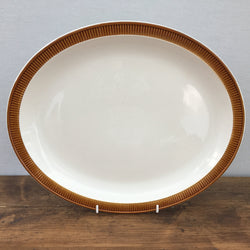 Poole Pottery Chestnut Oval Platter