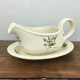Poole Country Lance Gravy Boat & Stand