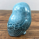 Poole Pottery Dolphin Blue Glaze Owl