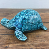 Poole Pottery  Blue Dolphin Glaze Tortoise