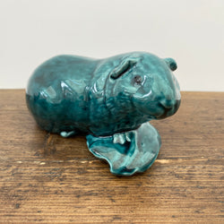 Poole Pottery Blue Dolphin Glaze Guinea Pig