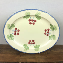 Poole Pottery Dorset Fruits Oval Platter Cherries