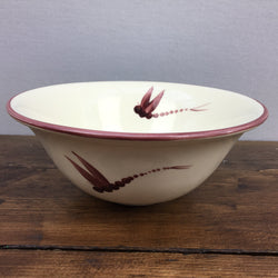 Poole Pottery Dragonfly Red Soup Bowl