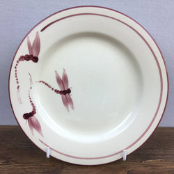 Poole Pottery Dragonfly Burgundy Tea Plate