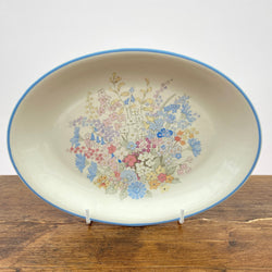 Poole Pottery Oval Fleur Tea Plate