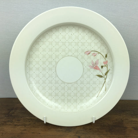 Poole Pottery Freesia Breakfast / Salad Plate, Rimmed (with inner circle)