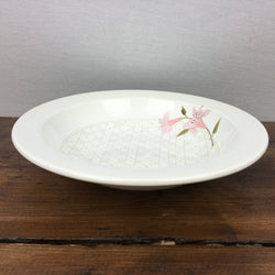 Poole Pottery Freesia Rimmed Cereal Bowl