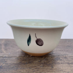 Poole Pottery Fresco Terracotta Rice Bowl - Pattern Outside