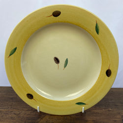 Poole Pottery "Fresco" Dinner Plate (Yellow) - Williams Sonoma Backstamp