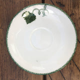 Poole Pottery Green Leaf Saucer