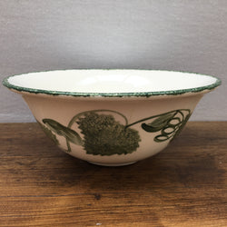 Poole Pottery Green Leaf Soup/Cereal Bowl