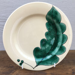 Poole Pottery Green Leaves Tea Plate