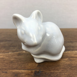 Poole Pottery Crouching Grey Mouse
