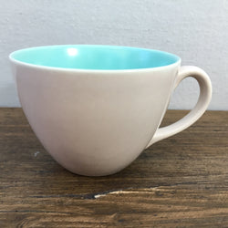 Poole Pottery "Ice Green & Mushroom" Demitasse Coffee Cup (Streamline)