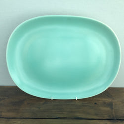 Poole Pottery Ice Green Oblong Platter 16"