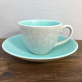 Poole Pottery Ice Green & Seagull Demitasse Coffee Cup & Saucer