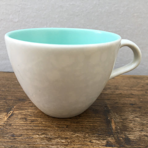 Poole Pottery Ice Green & Seagull Coffee Cup (Contour)
