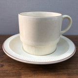 Poole Pottery Lakestone Breakfast Cup & Saucer