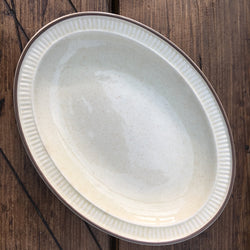 Poole Pottery Lakestone Oval Tea Plate