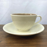 Poole Pottery Latte Breakfast Cup & Saucer