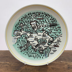 Poole Pottery Map Plate - Poole Harbour