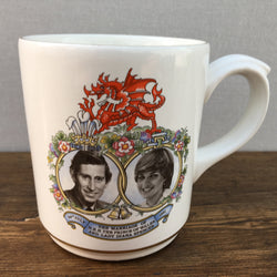Poole Pottery Charles & Diana Commemorative Mug